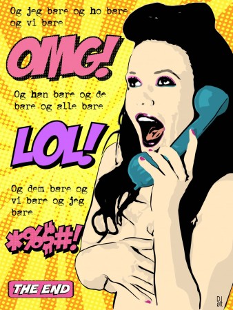 "OG JEG BARE" 70X100