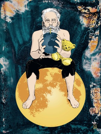 "MANNEN I MÅNEN" 70X100