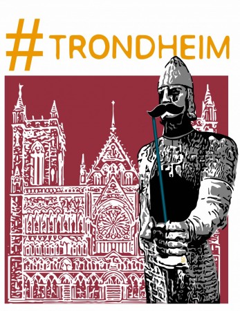 "#TRONDHEIM" T-SKJORTE